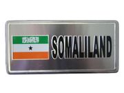 SOMALILAND COUNTRY FLAG LICENSE PLATE STICKER .. NEW