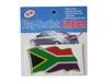 SOUTH AFRICA COUNTRY FLAG WAVY BUMPER DECAL STICKER EMBLEM ...
