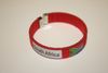 SOUTH AFRICA RED COUNTRY FLAG FLEXIBLE BRACELET WRISTBAND .. FIFA WORLD CUP SOCCER FOOTBALL ... NEW