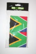 SOUTH AFRICA SET OF 2 COUNTRY FLAG WRISTBANDS SWEATBANDS .. NEW