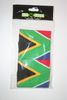 SOUTH AFRICA SET OF 2 COUNTRY FLAG WRISTBANDS SWEATBANDS .. NEW
