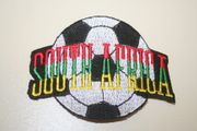 SOUTH AFRICA SOCCER BALL FOOTBALL IRON ON PATCH CREST BADGE .. NEW