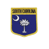 SOUTH CAROLINA USA SHIELD FLAG IRON ON PATCH CREST BADGE 3 X 3 1/2 INCHES ... NEW