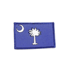 SOUTH CAROLINA USA STATE FLAG IRON ON PATCH CREST BADGE 2 1/8 X 3 1/4 INCHES ... NEW