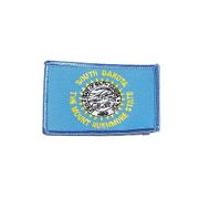 SOUTH DAKOTA USA STATE FLAG IRON ON PATCH CREST BADGE 2 1/8 X 3 1/4 INCHES ... NEW