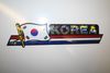 SOUTH KOREA COUNTRY FLAG LONG METALIC CAR AUTOMOBILE BUMPER STICKER DECAL EMBLEM ... REPUBLIC  FIFA WORLD CUP ... NEW