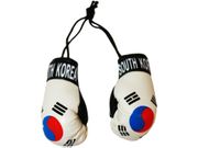 SOUTH KOREA COUNTRY FLAG MINI BOXING GLOVES ..HIGH QUALITY .. NEW
