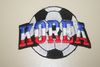 SOUTH KOREA SOCCER BALL FOOTBALL IRON ON PATCH CREST BADGE .. NEW