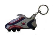 SOUTH KOREA WHITE RED BLUE SOCCER FOOTBALL SHOE CLEAT KEYCHAIN ... NEW