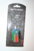 SOUTH SUDAN COUNTRY FLAG DOG TAG NECKLACE .. NEW