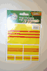SOUTH VIETNAM COUNTRY FLAG COLLECTION OF 7 DIFFERENT SIZE STICKERS .. NEW
