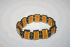 SOUTH VIETNAM COUNTRY FLAG STONE SPORTS REVERIBLE BRACELET WRISTBAND .. NEW