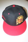 SPAIN BLACK & RED HIP HOP HAT CAP...NEW