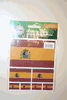 SPAIN COUNTRY FLAG COLLECTION OF 7 DIFFERENT SIZE STICKERS .. ESPANA .. NEW