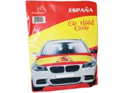 SPAIN ESPANA CAR HOOD COVER FIFA SOCCER WORLD CUP .. NEW