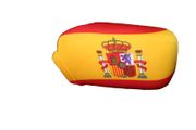 SPAIN ESPANA COUNTRY FLAG CAR SIDE MIRROR COVER .. 2 IN ONE PACK .. NEW