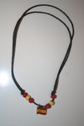 SPAIN ESPANA COUNTRY FLAG METAL ADJUSTABLE NECKLACE ... NEW