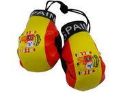 SPAIN ESPANA COUNTRY FLAG MINI BOXING GLOVES ..HIGH QUALITY .. NEW
