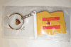 SPAIN ESPANA COUNTRY FLAG SILICONE KEYCHAIN ... FIFA WORLD CUP SOCCER FOOTBALL ... NEW