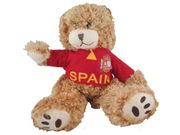 SPAIN FIFA WORLD CUP SOCCER FOOTBALL SOFT PLUSH JERSEY TEDDY BEAR .. NEW