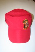 SPAIN RED MILITARY STYLE HAT CAP...NEW