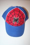 SPIDER-MAN SMALL KIDS  BLUE & RED EMBROIDERED SPIDER HAT CAP .. NEW