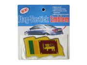 SRI LANKA COUNTRY FLAG WAVY BUMPER DECAL STICKER EMBLEM ...