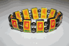 SRILANKA COUNTRY FLAG FLEXIBLE METAL REVERSIBLE BRACELET ... NEW
