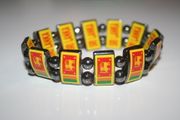 SRILANKA COUNTRY FLAG FLEXIBLE METAL REVERSIBLE BRACELET ... NEW