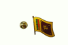 SRILANKA COUNTRY FLAG SMALL METAL LAPEL PIN BADGE .. NEW SRILANKA COUNTRY FLAG SMALL METAL LAPEL PIN BADGE .. NEW