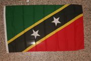 ST KITTS & NEVIS 3' X 5' NATIONAL COUNTRY FLAG BANNER TAPESTRY .. NEW