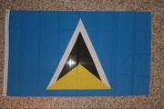 ST LUCIA 3' X 5' NATIONAL COUNTRY FLAG BANNER TAPESTRY .. NEW