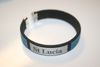 ST LUCIA BLACK COUNTRY FLAG FLEXIBLE NYLON BRACELET .. NEW