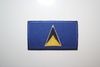 ST LUCIA COUNTRY FLAG SMALL IRON ON PATCH CREST BADGE . NEW