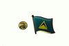 ST LUCIA COUNTRY FLAG SMALL METAL LAPEL PIN BADGE . NEW ST LUCIA COUNTRY FLAG SMALL METAL LAPEL PIN BADGE . NEW
