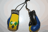 ST VINCENT AND THE GRENADINES COUTRY FLAG PAIR OF MINIATURE BOXING GLOVES .. NEW