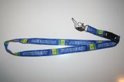 ST VINCENT BLUE COUNTRY FLAG LANYARD KEYCHAIN PASSHOLDER .. NEW