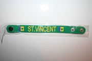 ST. VINCENT GREEN COUNTRY FLAG SILICONE WRISTBAND BRACELET .. NEW