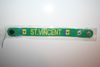 ST. VINCENT GREEN COUNTRY FLAG SILICONE WRISTBAND BRACELET .. NEW