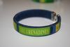 ST. VINCENT THE GRENADINES BLUE COUNTRY FLAG FLEXIBLE METAL NYLON BRACELET WRISTBAND .. NEW