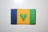 ST VINCENT & THE GRENADINES COUNTRY FLAG SMALL IRON ON PATCH CREST BADGE .. NEW