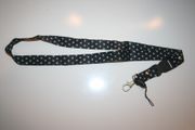 STARS BLACK LANYARD KEYCHAIN PASSHOLDER TICKET HOLDER .. NEW