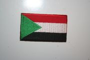 SUDAN COUNTRY FLAG SMALL IRON ON PATCH CREST BADGE .. NEW