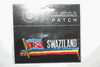 SWAZILAND COUNTRY FLAG WORD IRON ON PATCH CREST BADGE .. NEW