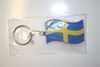 SWEDEN COUNTRY FLAG SILICONE KEYCHAIN ... NEW