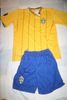 SWEDEN EURO CUP 2012 ADULT SOCCER FOOTBALL JERSEY KIT WITH SHORTS .. NEW