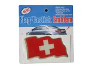 SWITZERLAND COUNTRY FLAG WAVY BUMPER DECAL STICKER EMBLEM ...