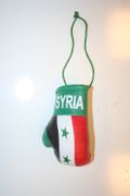 SYRIA COUNTRY FLAG MINIATURE BOXING GLOVE .. HIGH QUALITY .. NEW