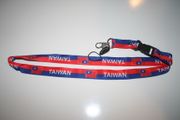 TAIWAN COUNTRY FLAG LANYARD KEYCHAIN PASSHOLDER TICKET HOLDER ... NEW