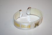 TAMIL EELAM WHITE FLAG SUPER THICK BRACELET WRISTBAND .. NEW